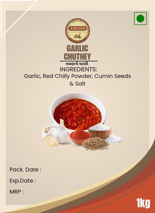 Homemade Garlic chutney