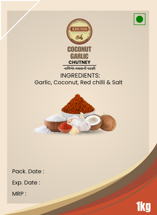 Coconut Garlic chutney